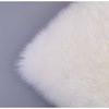 Deerlux Genuine Australian Lamb Fur Sheepskin 16 in. Square Pillow Cover with Cushion, White QI003482W.P